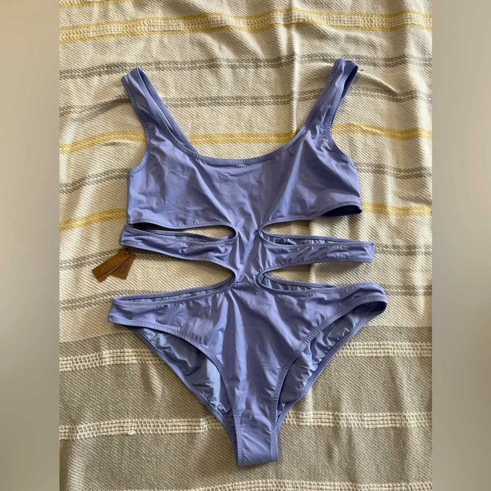 NWT Skims Monoki Periwinkle One Piece Swim Size 2X - Picture 3 of 4